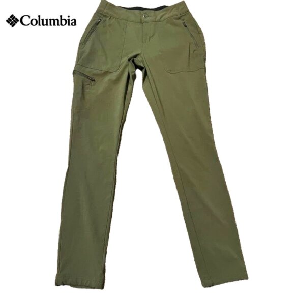 Women’s Columbia Olive Green Outdoor Pant, Sz 4, EUC - Picture 1 of 5